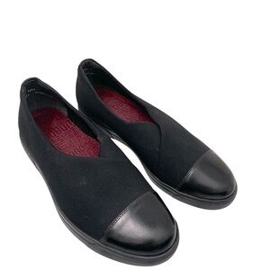 MUNRO WOMEN'S PLUM GREY STRETCH FABRIC SLIP-ON SIZE: 11 WW